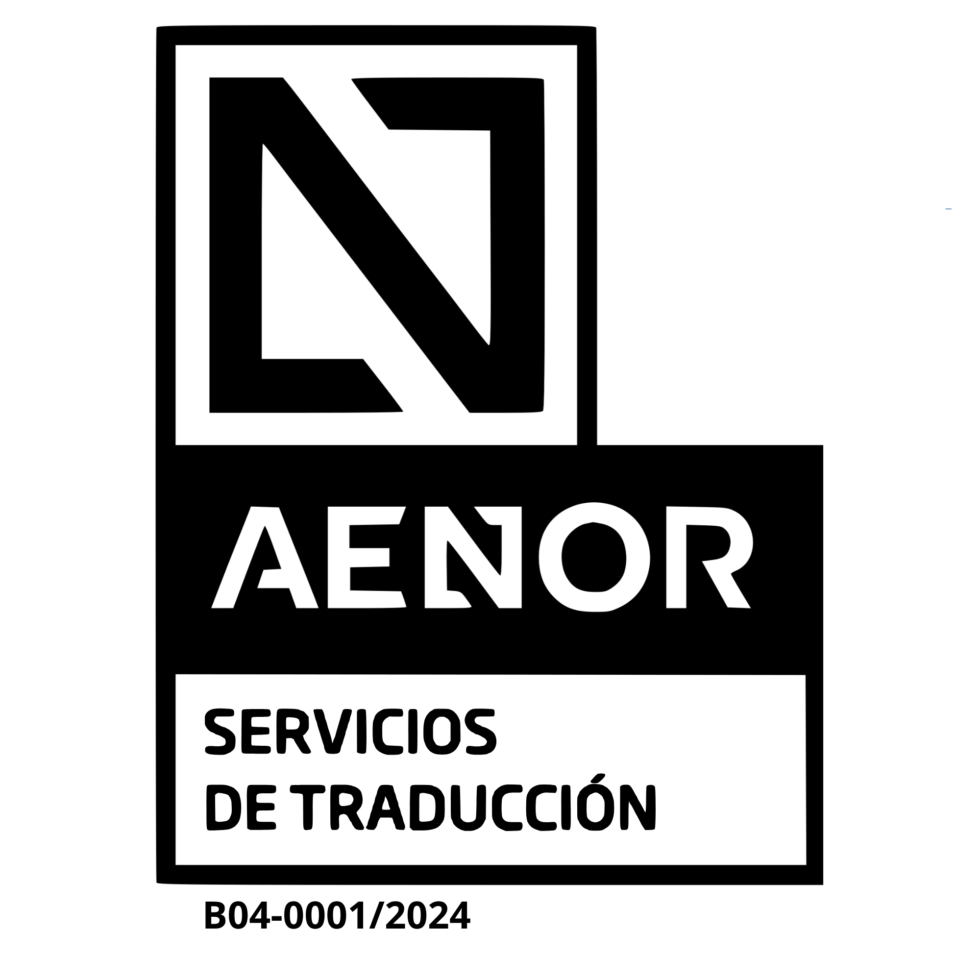 Certificación AENOR ISO 17100 Servicios de traducción